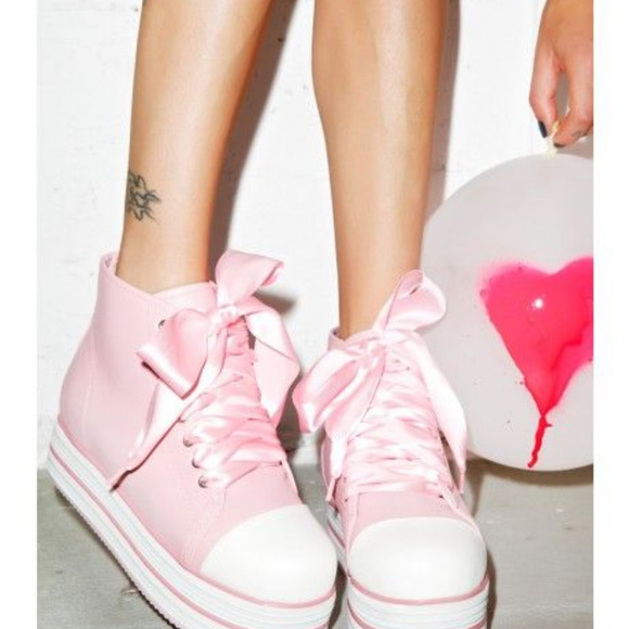 YRU Shoes - YRU Platform Pink Sneakers Elevation II